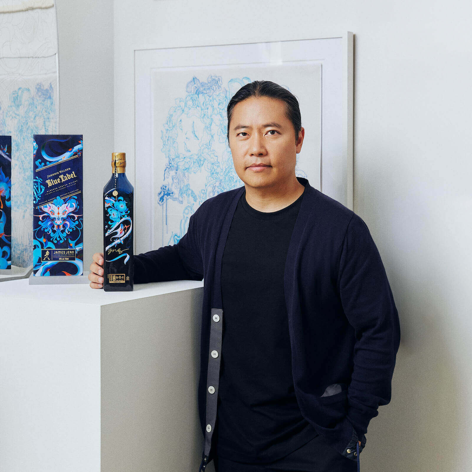Artist James Jean Redesigns Johnnie Walker Blue Label - Esquire