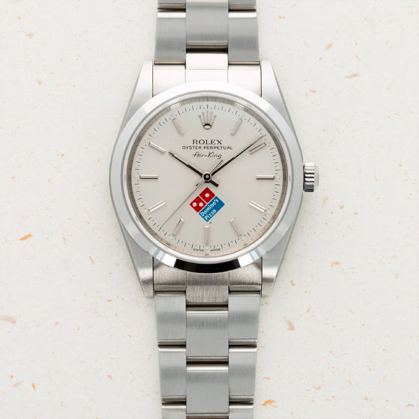 Rolex and Domino's Pizza collaboration