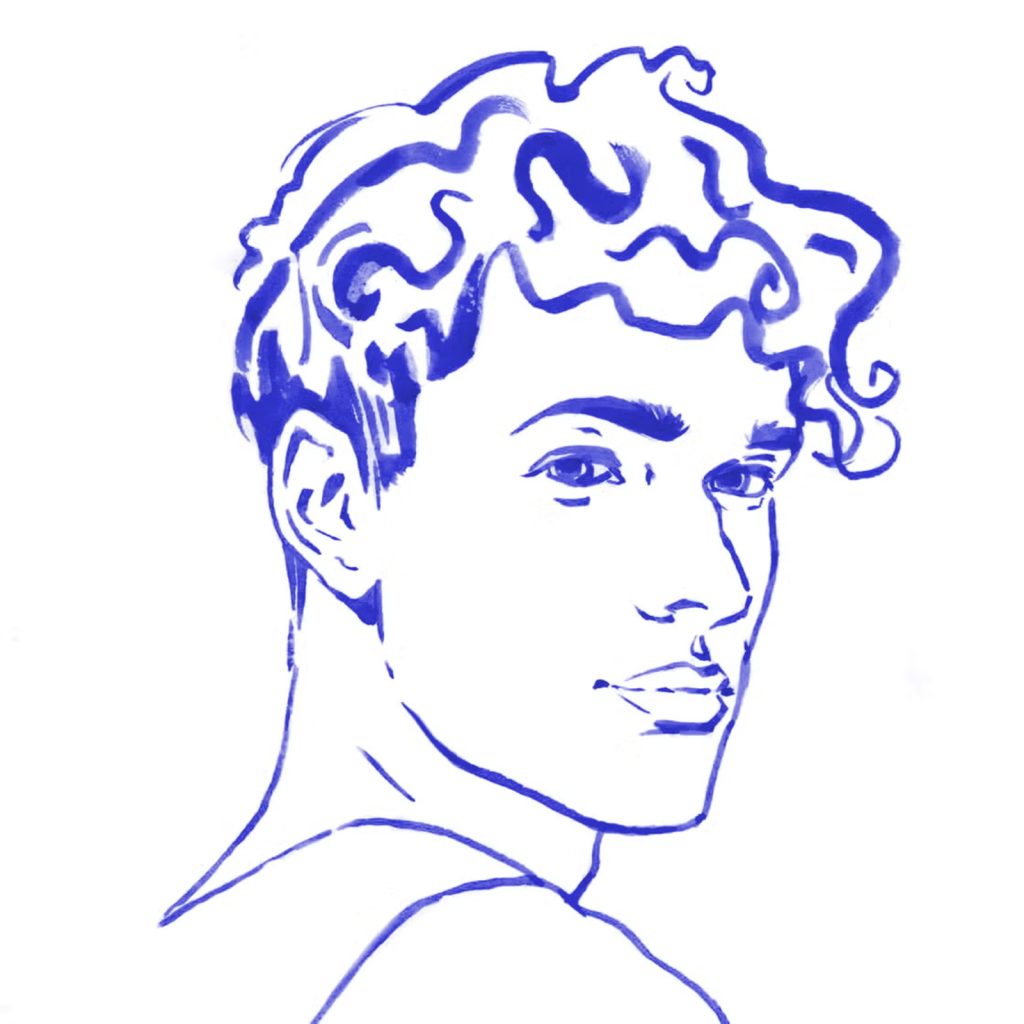 Male grooming routine