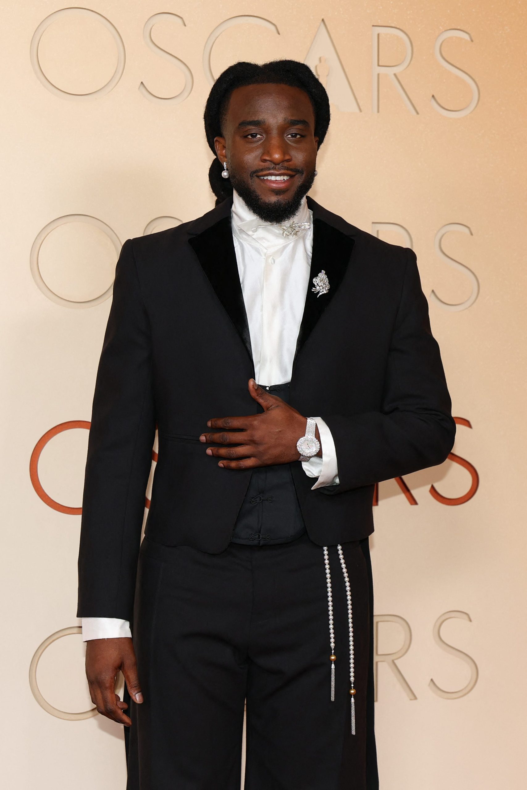 shaboozey attends the 98th annual academy awards at the dolby theatre in hollywood, california on march 15, 2026